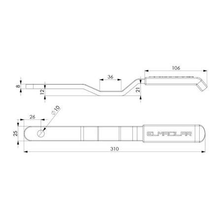 Lama Kol Takımı Galvaniz 27 mm