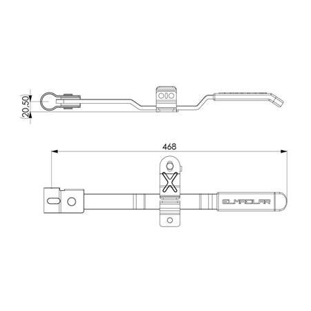 Lama Kol Takımı Galvaniz 27 mm