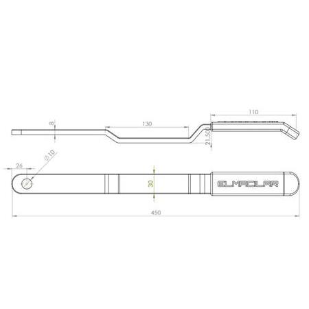 Lama Kol Galvaniz 27 mm