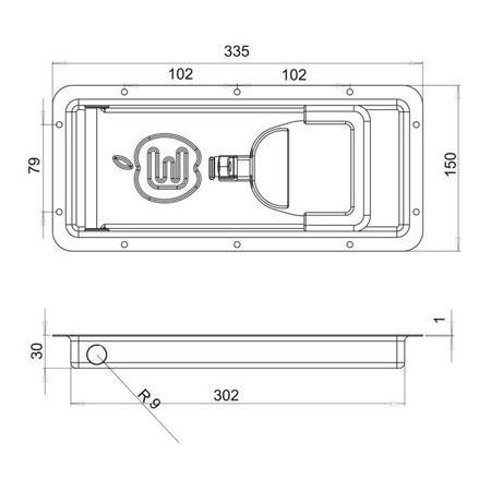 Gömme Mega Kilit Galvaniz