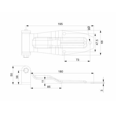 KÜÇÜK MENTEŞE GALVANİZ