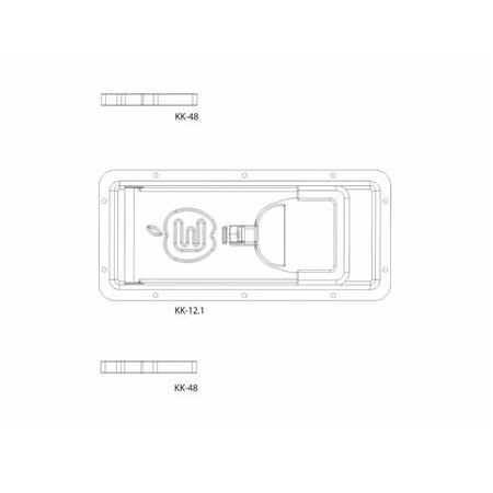 Büyük Gömme Kilit Komple Set