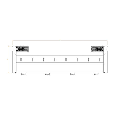Alüminyum Yan Kapak (Gömme Kilit Sistemli)