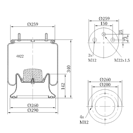 4022 KOMPLE KÖRÜK