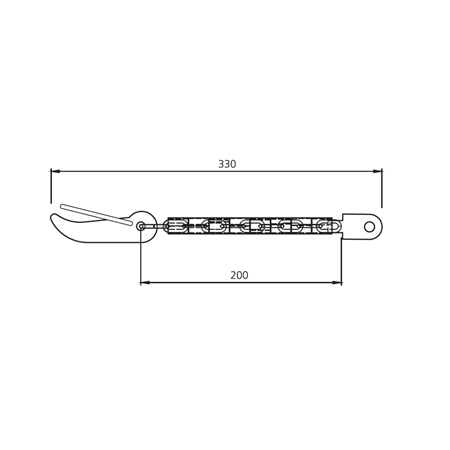 Tekli Kilitli Hortumlu Kama Beyaz